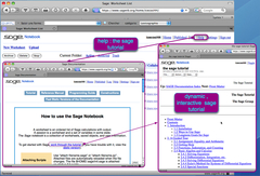le site sur le plan